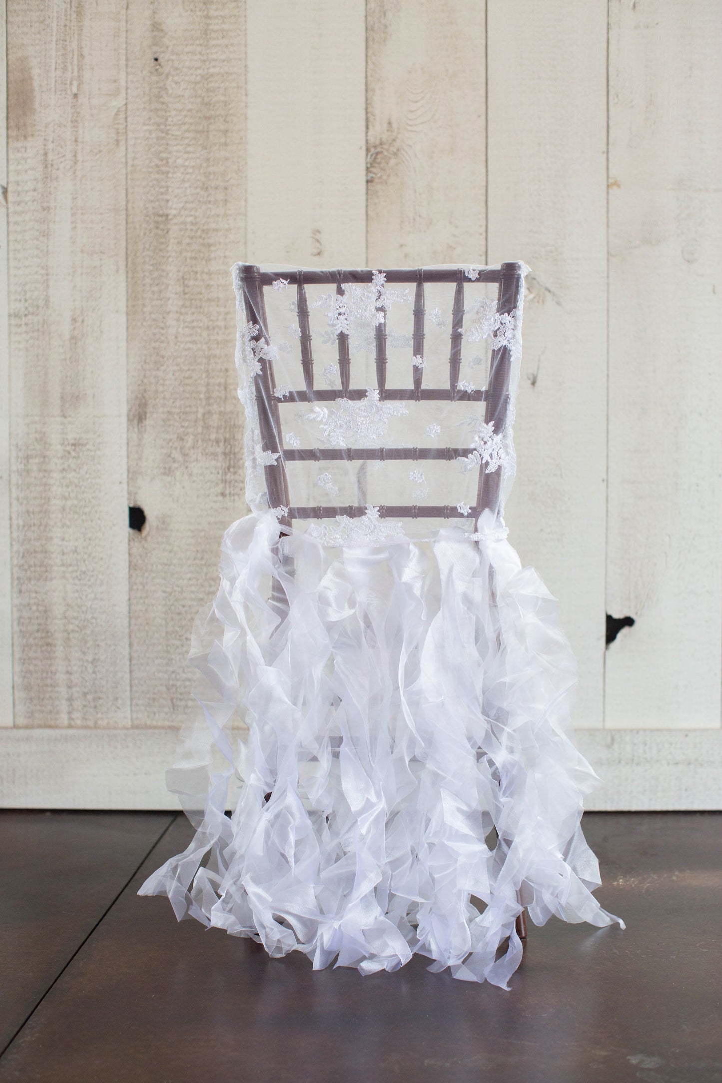 Christina Lace & Romantic Ruffles Organza Chair Jacket