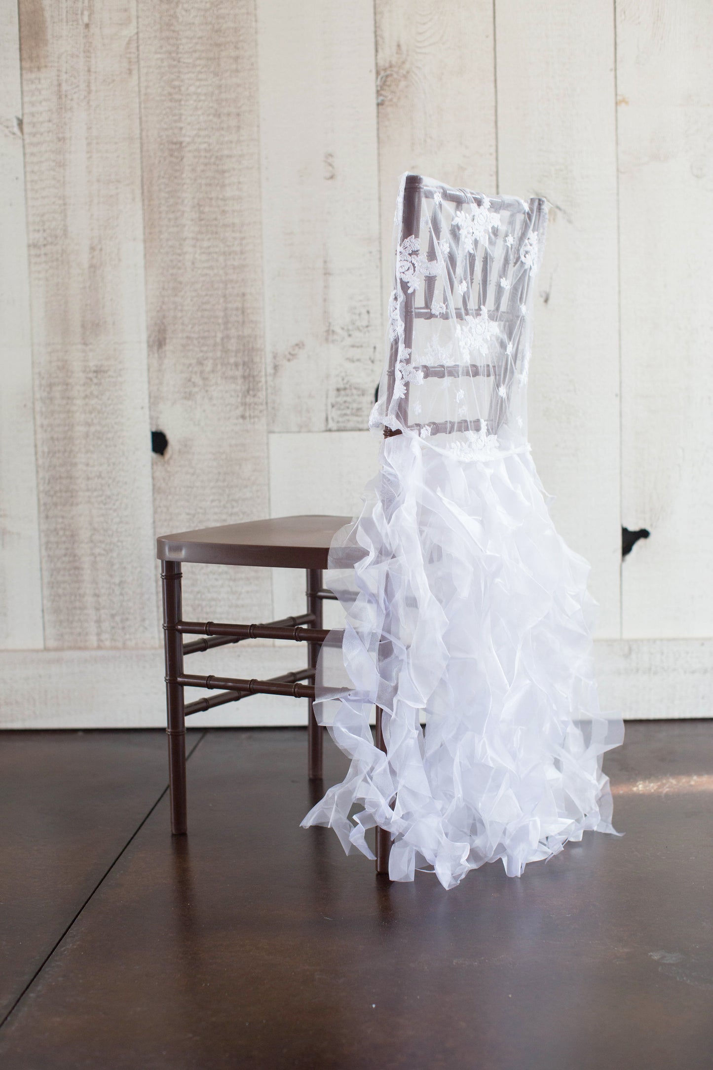 Christina Lace & Romantic Ruffles Organza Chair Jacket