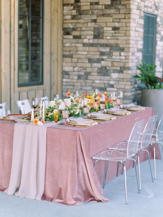 Thick Velvet Table Linens