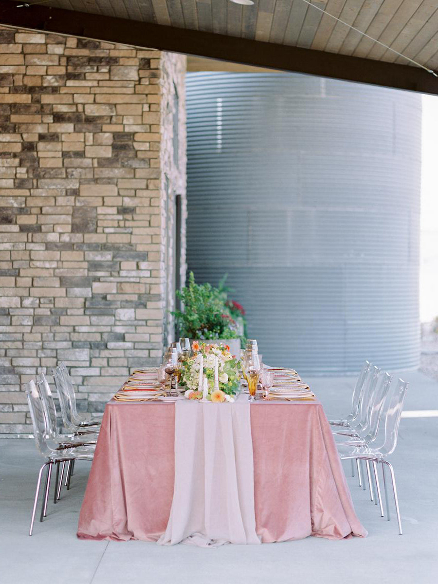 Thick Velvet Table Linens