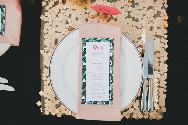 Gold Square Sequin Runner