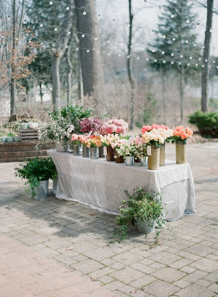 Textured Velvet Table Linens