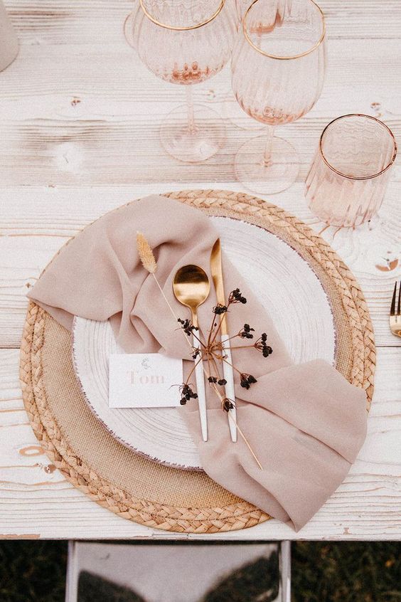 Romantic Chiffon Napkins