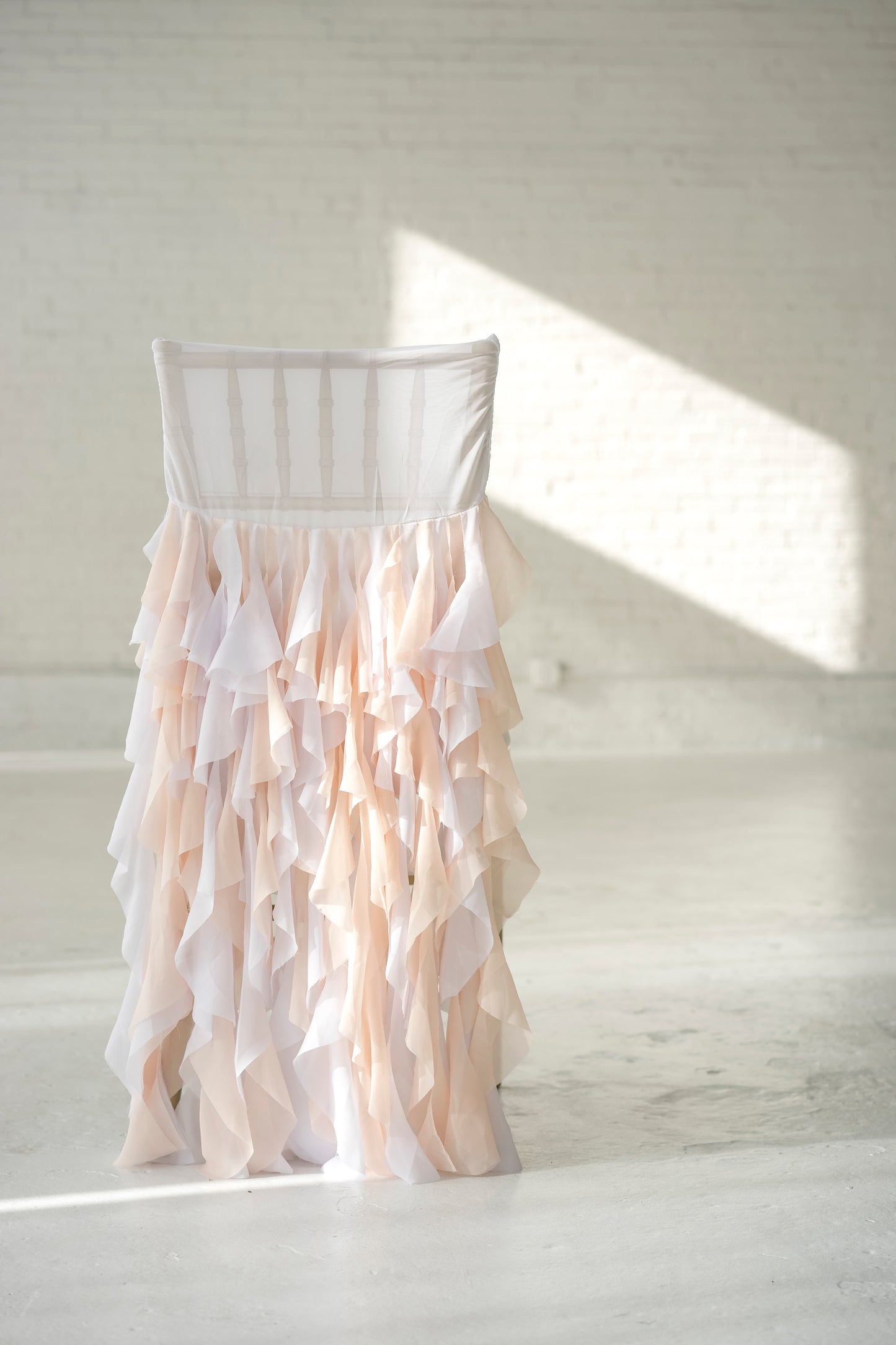 Romantic Chiffon Ruffles Chair Jacket