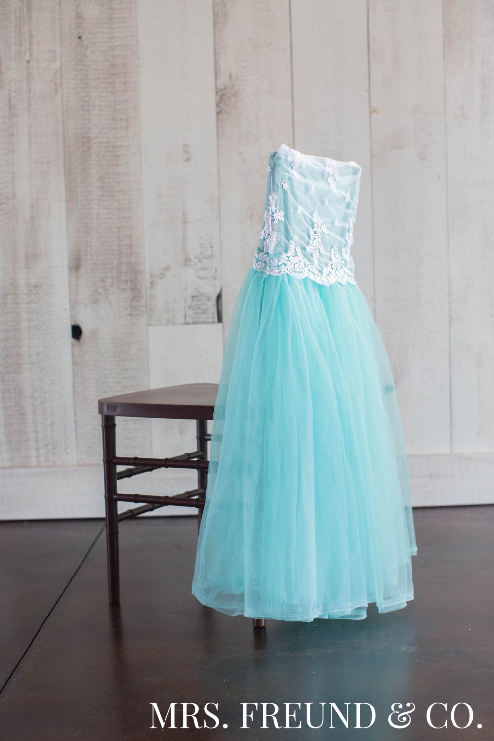 Ballerina Tulle Tutu Chair Jacket with Chiffon Rosette Chair Cap