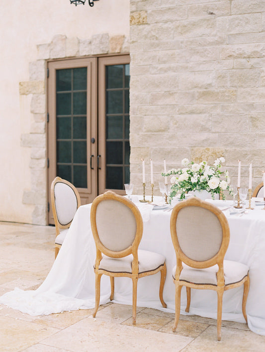 Romantic Chiffon Table Overlay